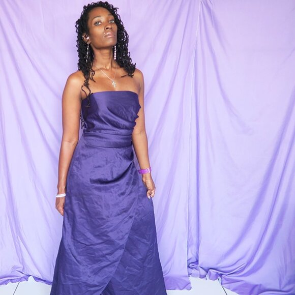 Urban Girl Nites strapless prom/evening dress 7/8 - Picture 2 of 10